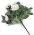 Artificial 26cm White Rose Plug Plant