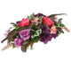 Artificial 25cm Red and Purple Rose Arrangement - Closer2Nature