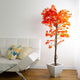 Artificial 5ft Red Japanese Maple Tree - Closer2Nature