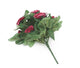 Artificial 26cm Mulberry Pink Rose Plug Plant - Closer2Nature
