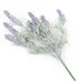 Artificial 32cm Flocked Purple Lavender Plug Plant