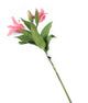 Artificial 87cm Single Stem Pink Oriental Lily - Closer2Nature