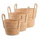 Rush Storage Baskets Set Of 3