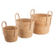 Rush Storage Baskets Set Of 3