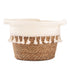 Tassel Storage Basket - Cream