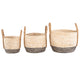 Two Tone Maize Baskets Set of 3