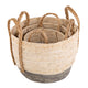 Two Tone Maize Baskets Set of 3