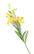 Artificial 75cm Single Stem Golden Yellow Asiatic Lily