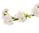 Artificial 68cm Single Stem White and Pink Tipped Japanese Cherry Blossom - Closer2Nature