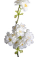 Artificial 68cm Single Stem White Japanese Cherry Blossom - Closer2Nature