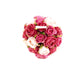 Artificial 12cm Pink Rose Pomander Kissing Ball Display - Closer2Nature