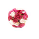Artificial 12cm Pink Rose Pomander Kissing Ball Display - Closer2Nature