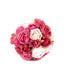 Artificial 12cm Pink Rose Pomander Kissing Ball Display - Closer2Nature