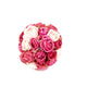 Artificial 12cm Pink Rose Pomander Kissing Ball Display - Closer2Nature