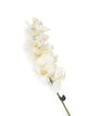 Artificial 109cm Single Stem White Phalaenopsis Orchid - Closer2Nature