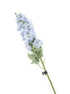 Artificial 105cm Single Stem Blue Candle Larkspur