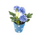 Artificial 19cm Blue Chrysanthemum Plant with Gift Box - Closer2Nature