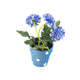 Artificial 19cm Blue Chrysanthemum Plant with Gift Box - Closer2Nature