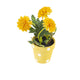 Artificial 19cm Golden Yellow Chrysanthemum Plant with Gift Box - Closer2Nature