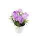 Artificial 15cm Purple Carnation Plant with Gift Box - Closer2Nature