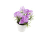 Artificial 15cm Purple Carnation Plant with Gift Box - Closer2Nature