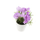 Artificial 15cm Purple Carnation Plant with Gift Box - Closer2Nature