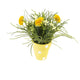Artificial 27cm Golden Yellow Chrysanthemum Plant Display - Closer2Nature