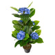 Artificial Blue Hydrangea Tree Closer2Nature