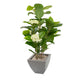 Artificial White Hydrangea Tree