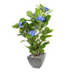Artificial Blue Hydrangea Tree