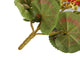 Artificial 24cm Red Zonal Geranium Plug Plant - Closer2Nature