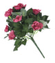 Artificial 26cm Dusky Pink Rose Plug Plant - Closer2Nature