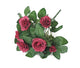 Artificial 26cm Mulberry Pink Rose Plug Plant - Closer2Nature