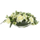 Artificial 25cm White Rose Arrangement - Closer2Nature