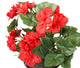 Artificial 24cm Red Begonia Plug Plant - Closer2Nature