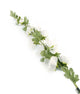 Artificial 118cm Single Stem White Hollyhock - Closer2Nature