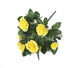 Artificial 26cm Yellow Rose Plug Plant - Closer2Nature