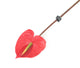 Artificial 64cm Single Stem Red Anthurium - Closer2Nature