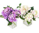 Artificial 18cm Mixed Hydrangea Arrangement Collection - Closer2Nature