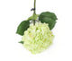Artificial 87cm Single Stem Green Mophead Hydrangea - Closer2Nature