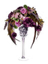 Artificial 70cm Purple Rose Arrangement