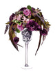 Artificial 70cm Purple Rose Arrangement - Closer2Nature