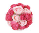 Artificial 12cm Pink Rose Pomander Kissing Ball Display - Closer2Nature