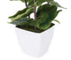 Artificial 1ft 2" White Zonal Geranium Plant - Closer2Nature