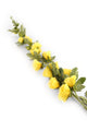 Artificial 118cm Single Stem Yellow Hollyhock - Closer2Nature