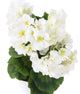 Artificial 1ft 1" White Zonal Geranium Plant - Closer2Nature