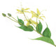 Artificial 102cm Single Stem Yellow Flame Lily - Closer2Nature