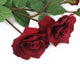 Artificial 87cm Single Stem Burgundy Spray Rose - Closer2Nature
