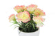 Artificial 15cm Yellow Carnation Plant with Gift Box - Closer2Nature