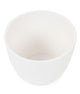 White Collection 15cm Curved Round White Plant Pot - Closer2Nature